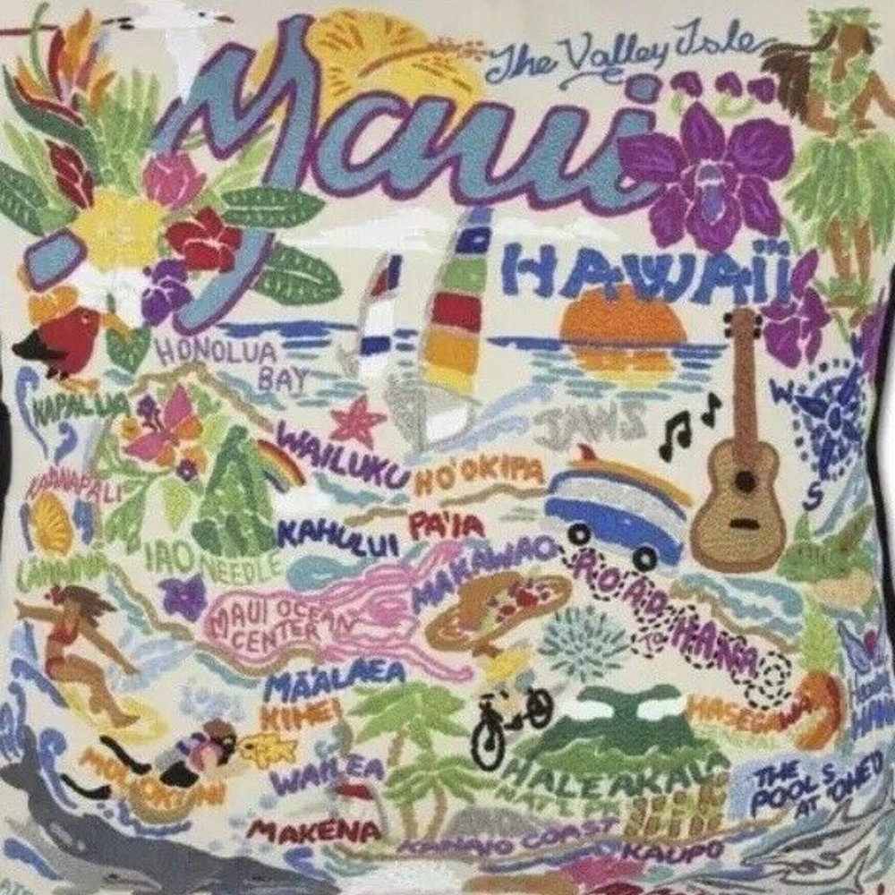 Cat Studio MAUI HAWAII Pillow 20x20 Throw Pillow - Picture 4 of 4